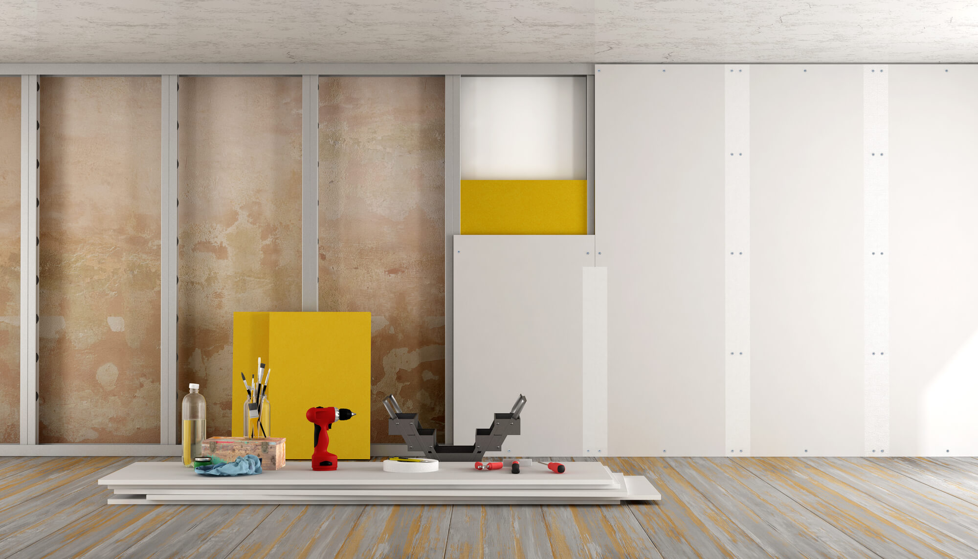Forro e Parede com Drywall